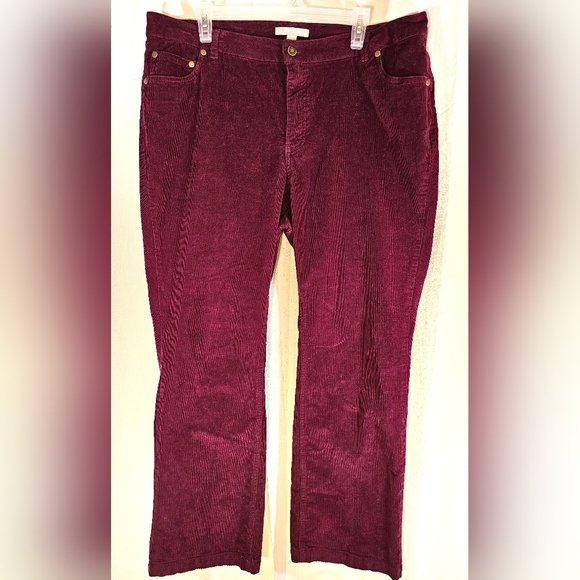 Woman Within Pants - Woman Within 16W Cord Pants